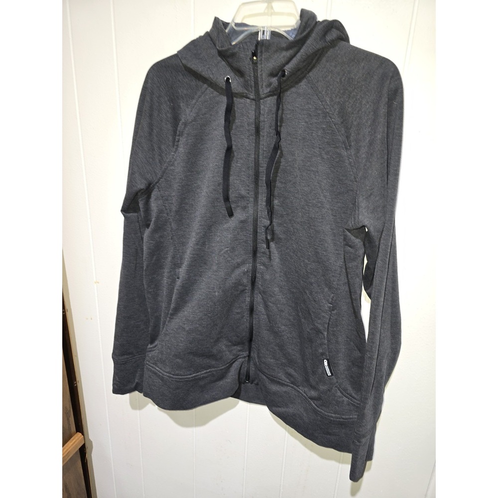 Outdoor Research Emerson Hoodie Zip Up Activewear Kangaroo Pockets Athleisure Lg